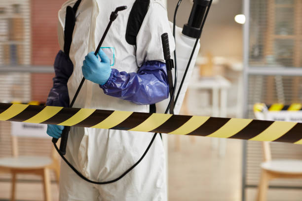 Professional Biohazard Cleanup technician working in Hinsdale, NH